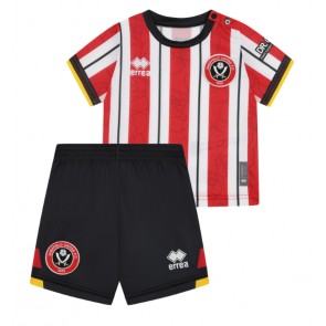 Billiga Sheffield United Hemmatröja Barn 2024-25 Kortärmad (+ Korta byxor)